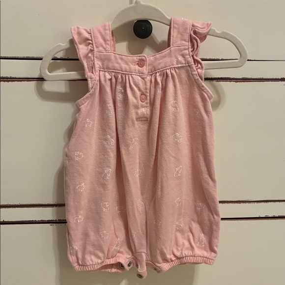 Pink Ruffled Baby Gap Romper - Picture 4 of 4